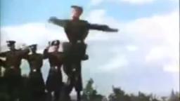 Soviet Army dancing to Hard Bass
