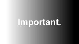 Something important i, Koen, have to say.