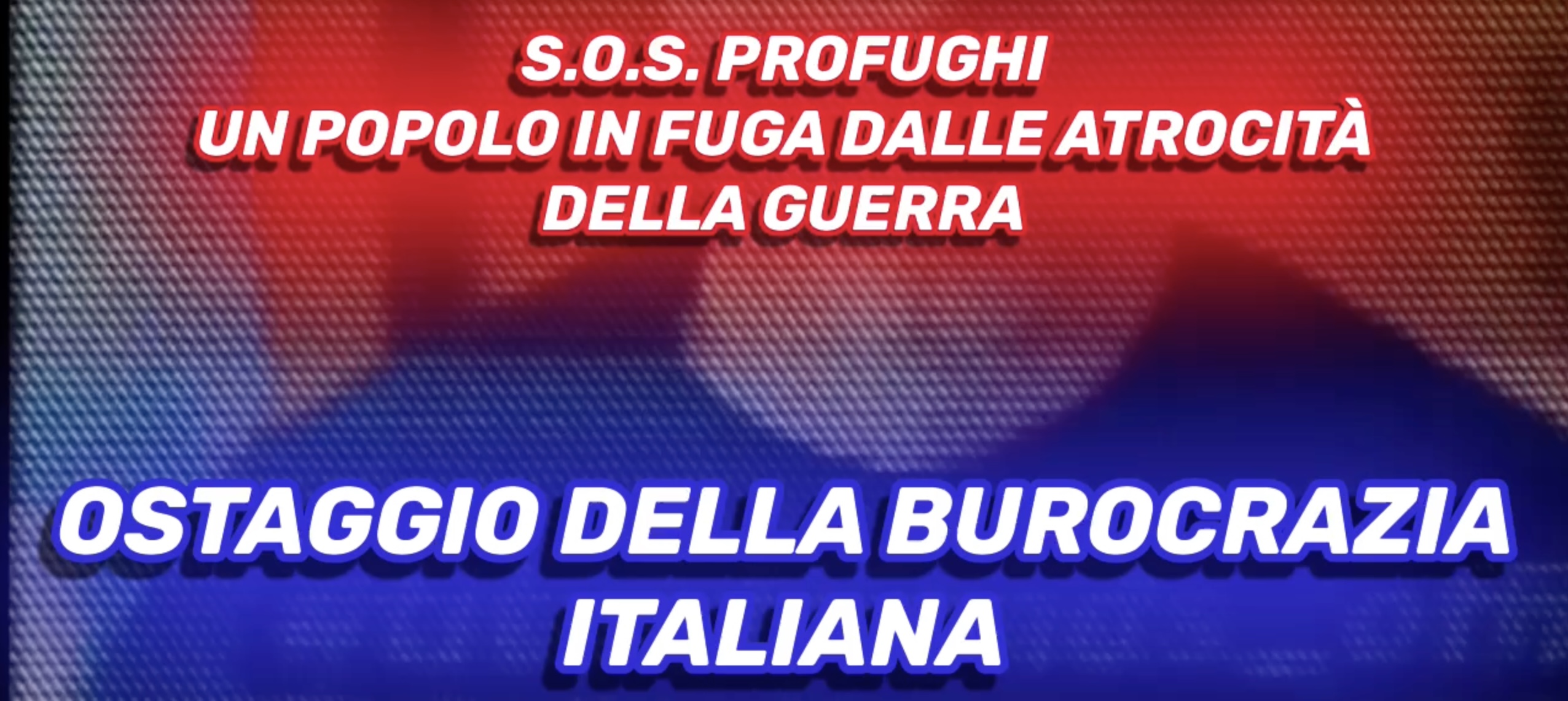 SOS Profughi - Un Popolo in Fuga dalle Atrocità della Guerra