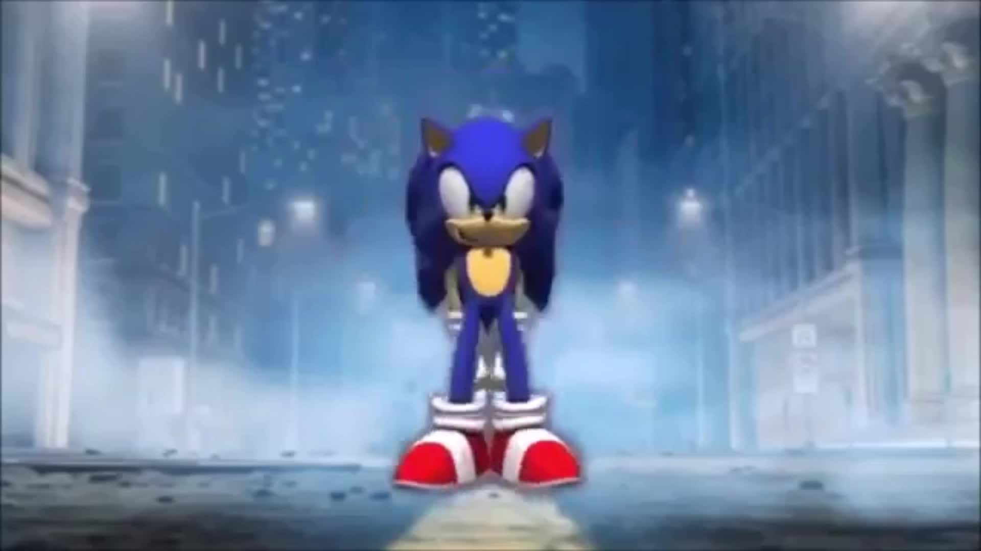 sonic bailando el cooler than me