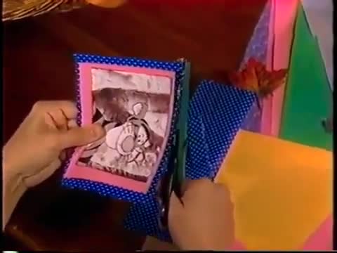 Winnie the Pooh Scrapbooking with Tigger