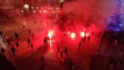Shooting clashes erupt between blacks, Moroccan football fans and paddling pools in Paris