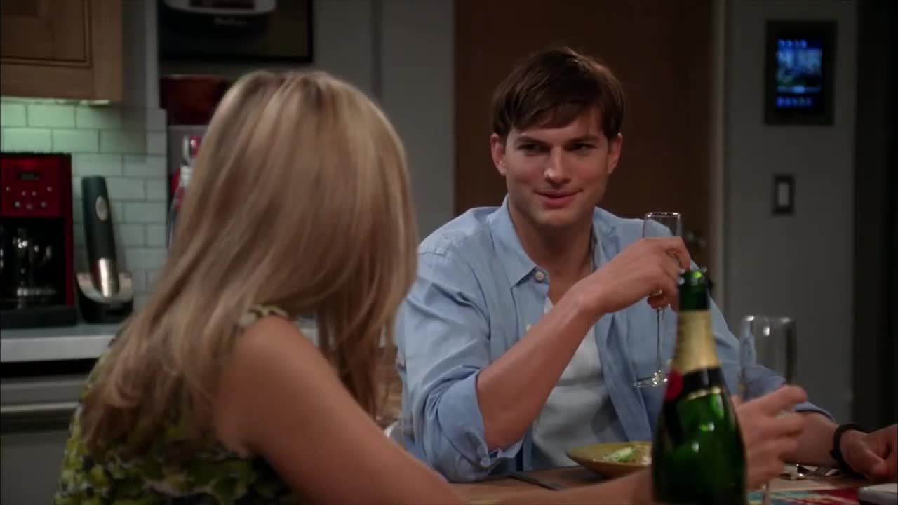 Two And A Half Men S10E03 Four Balls Two Bats And One Mitt