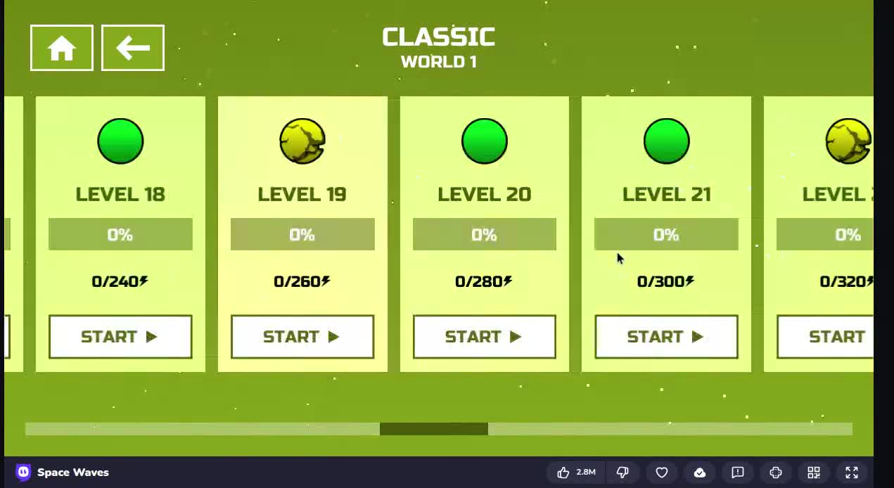 Playing Space Waves on Crazygames by do.games