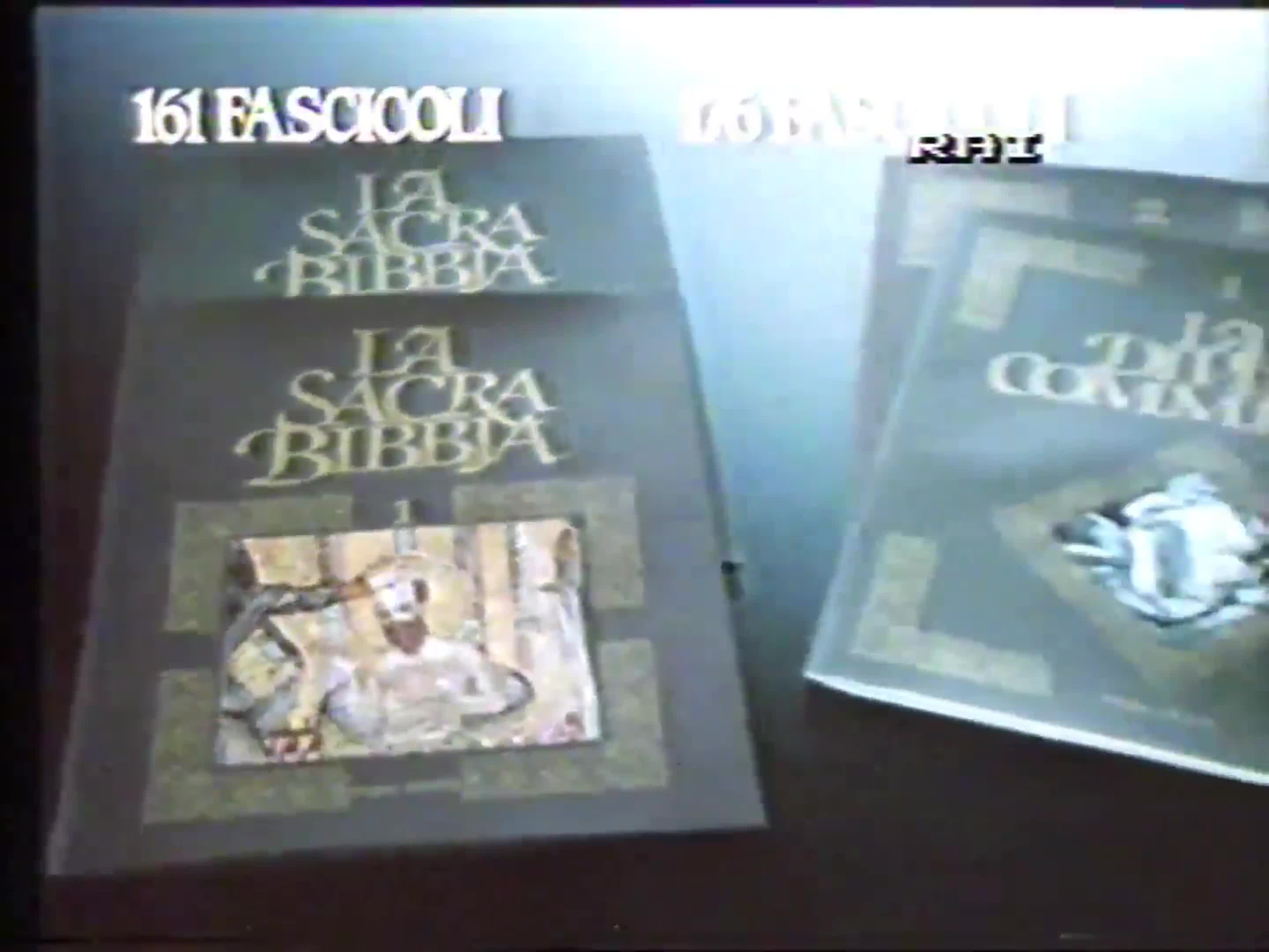 FABBRI EDITORI LA SACRA BIBBIA+LA DIVINA COMMEDIA(1986/1992)-Pubblicità anni'80-'90 [4K-UHD-2160p60]