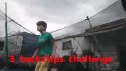 3 backflips challenge