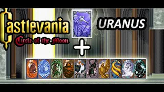 Castlevania: Circle of the Moon Extras 11 Combinaciones de la carta Uranus