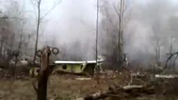 2010 Smoleńsk air disaster first video - Film 1:24