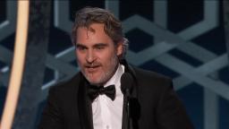 JOAQUIN PHOENIX (JOKER) AT GOLDEN GLOBE AWARDS 2020 - SPEECH UNCUT AND UNCENSORED