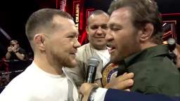 Conor McGregor and Petr Yan listen to the Russian anthem!!!2