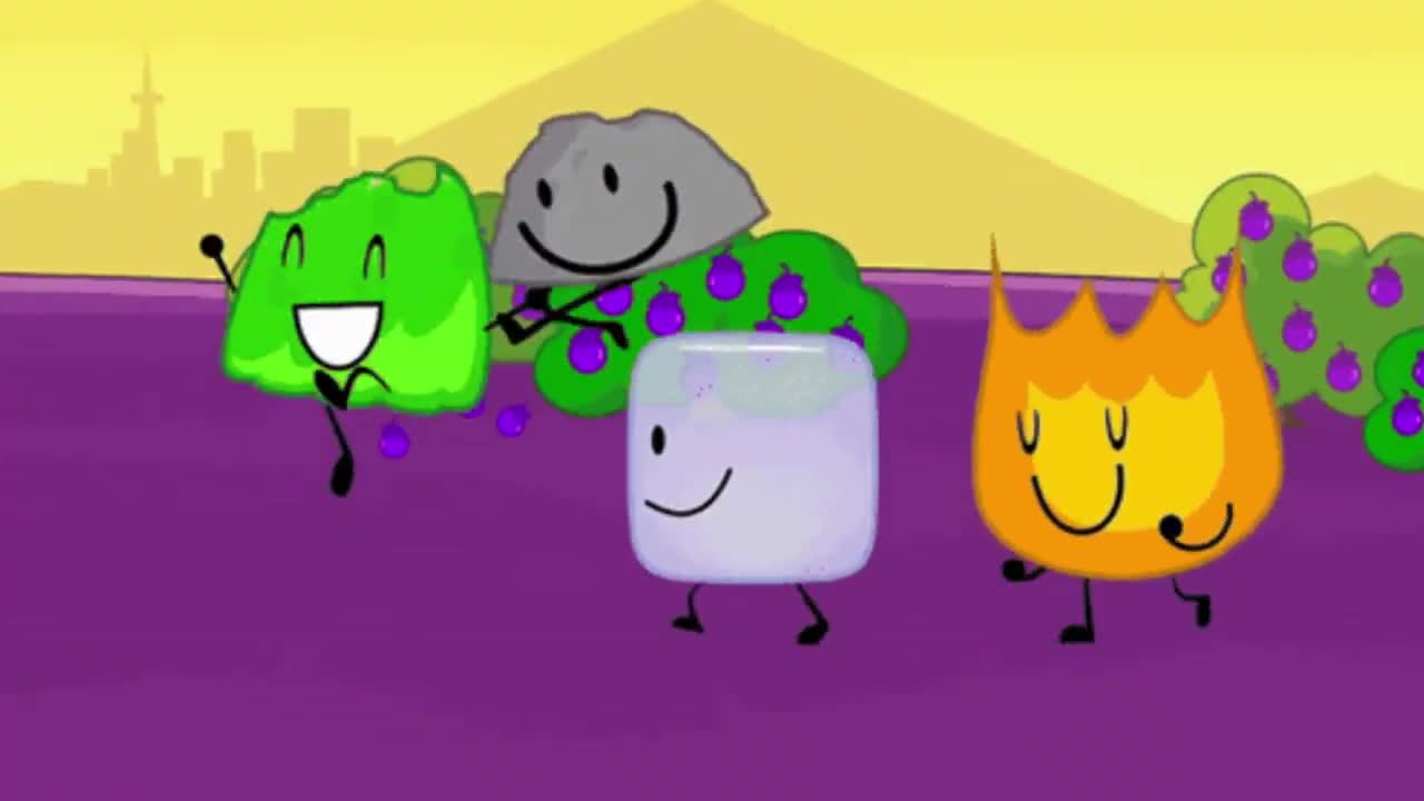 YMCA | Danced by Gelatin, Rocky, Firey and Ice Cube! | BFDIA
