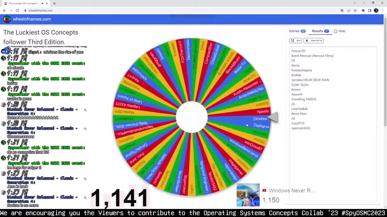🔴The LOSCf 3! The OS Mockups July 3 Wheel of names Stream. 🔴The LOSCf 3! The OS Mockups July 3 Wheel of names Stream.