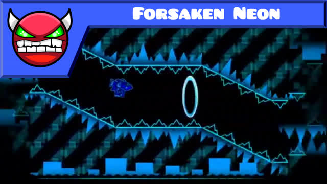 Geometry Dash - Forsaken Neon by Zobros and TriAxis (Hard Demon) (recorded 6/21/21)