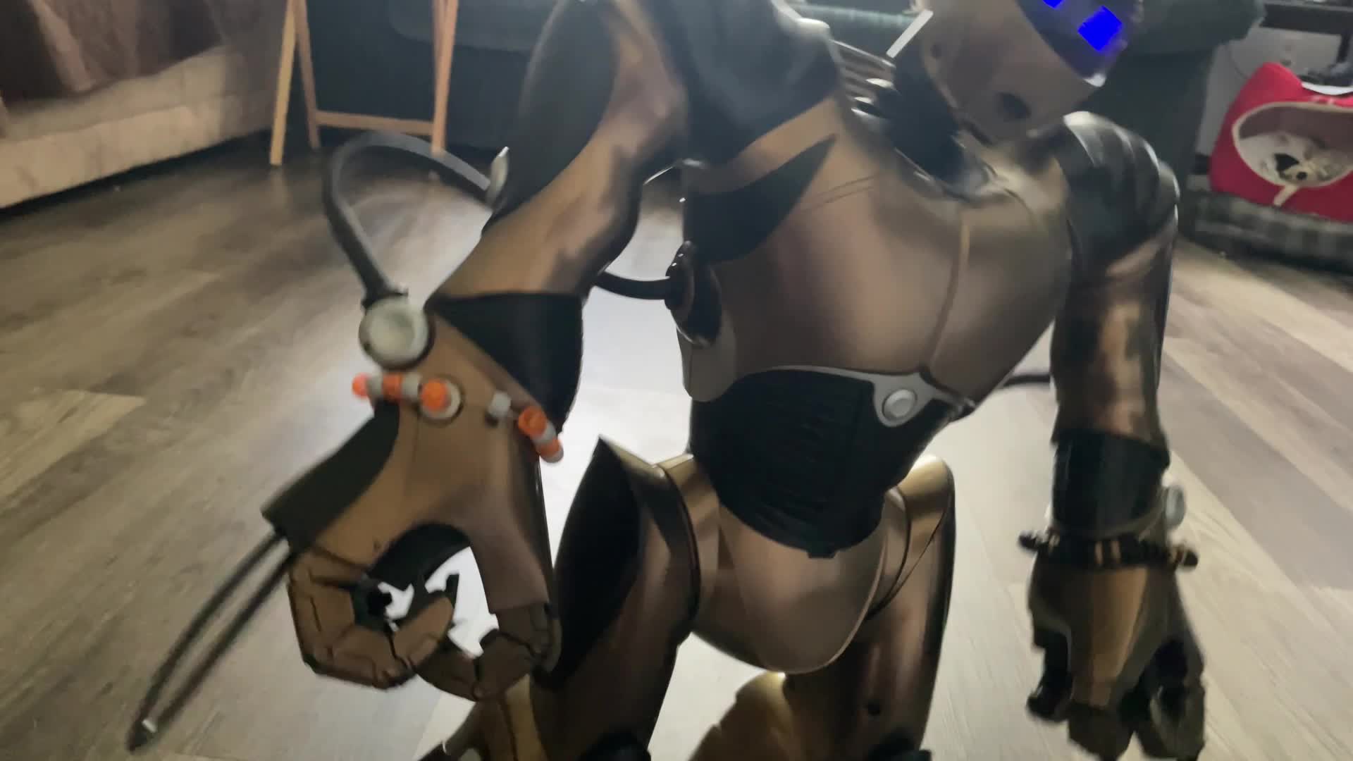 Bronze Robosapien V2 Walking