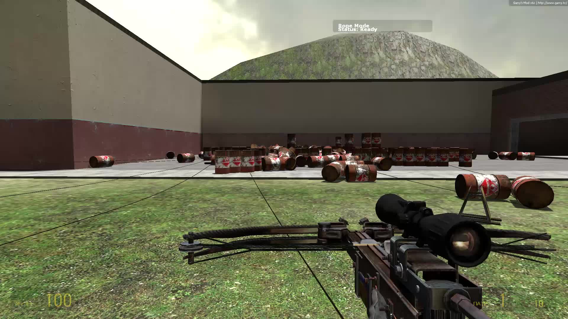 an unrealistically strong explosion in garrys mod