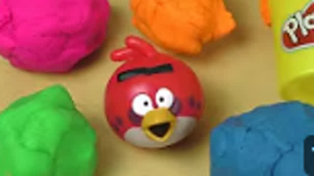 Play Doh ANGRY BIRDS Surprise Fun Unboxing-(1080p25)