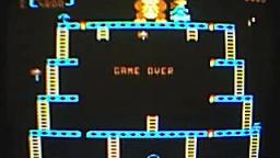 Donkey Kong with rarely seen intro screen on Atari XEGS