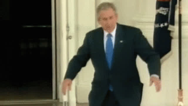George bush dancing