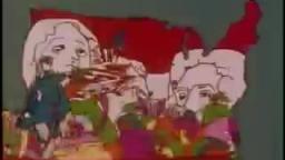 psychedelic cartoon by the United States Information Agency