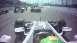 Gerard Dufort, Norris Schwartz and Zachary Costa cause a chaos on 1st lap