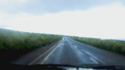Driving Back From Portland Weymouth to West Bay In Dorset In Rain