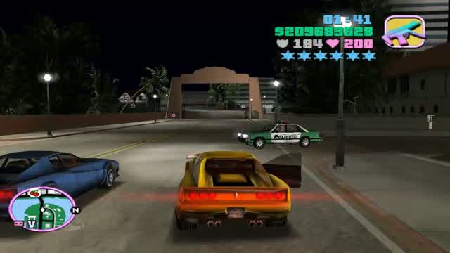 Fraps test #1: Grand Theft Auto: Vice City (6-star rampage)