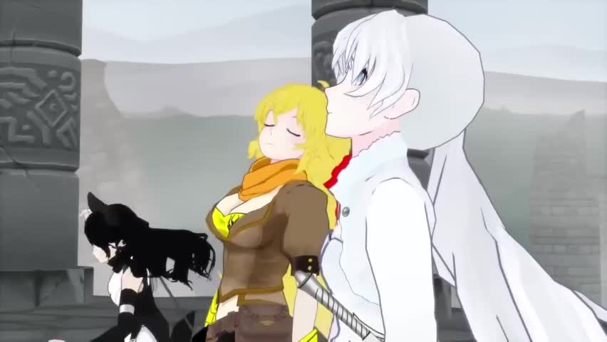 RWBY vs Deathstalker and Giant Nevermore fight