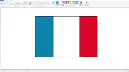 HOW TO DRAW FRANCE FLAG !1!1!1