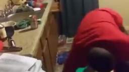 Man fights refrigerator and loses