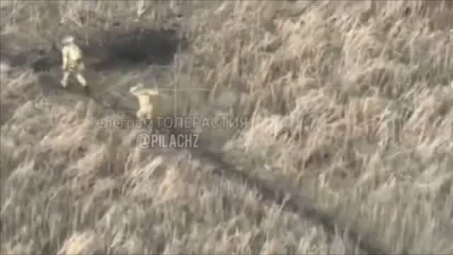UAF soldier gets a headshot from a drone