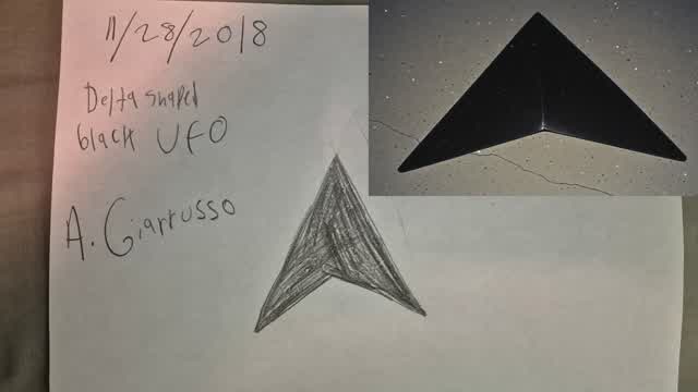 11/28/2018 Delta Shaped UFO