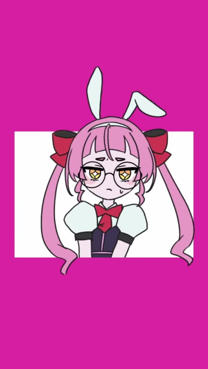 ラビットホール風に描いて動かしてみた！  #minis