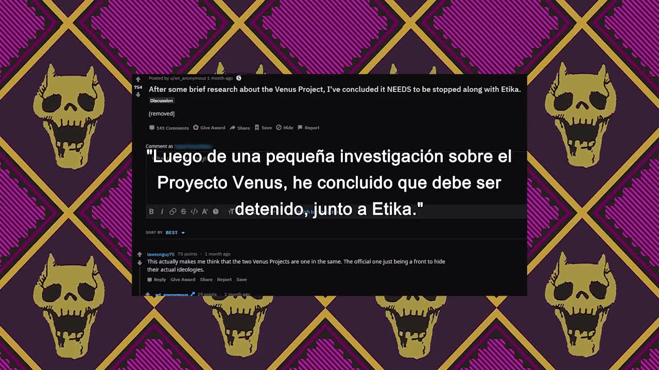 Dross y su insensatez frente al tema de Etika.