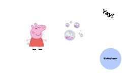 Peppa and George play with bubbles KIDDO TOWN