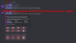 The purpose of the Liivid Discord server.