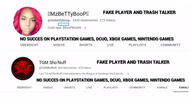 DCUO - TGM Sho'Nuff , MzBettyBoop - Exposed
