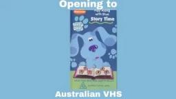 Opening to Blues Clues Story Time Australian VHS