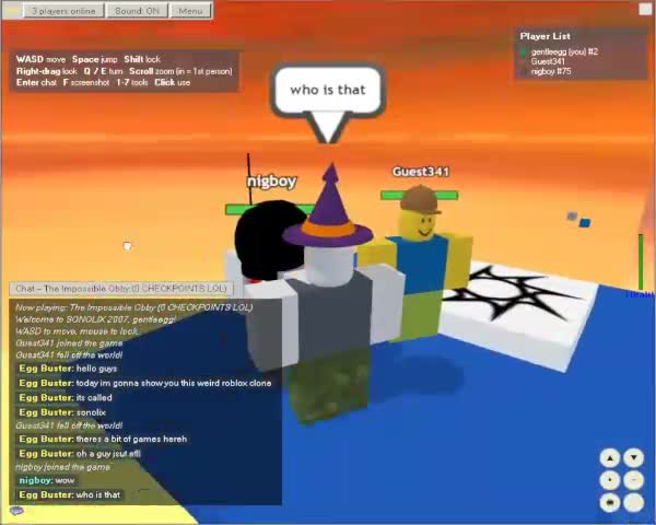 ROBLOX CLONE IN BROWSER??? (longer reupload)