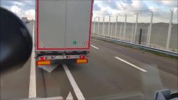 EPIC HUNGARIAN TRUCKER RUNS THE CALAIS MIGRANT GAUNTLET [Re-upload]