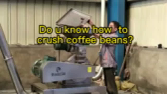 Do u know how  to crush coffee beans into powder by coffee grinder ?