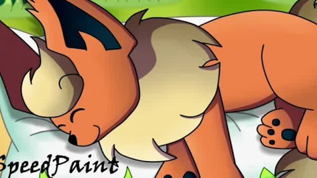 SpeedPaint - Flareon Napping