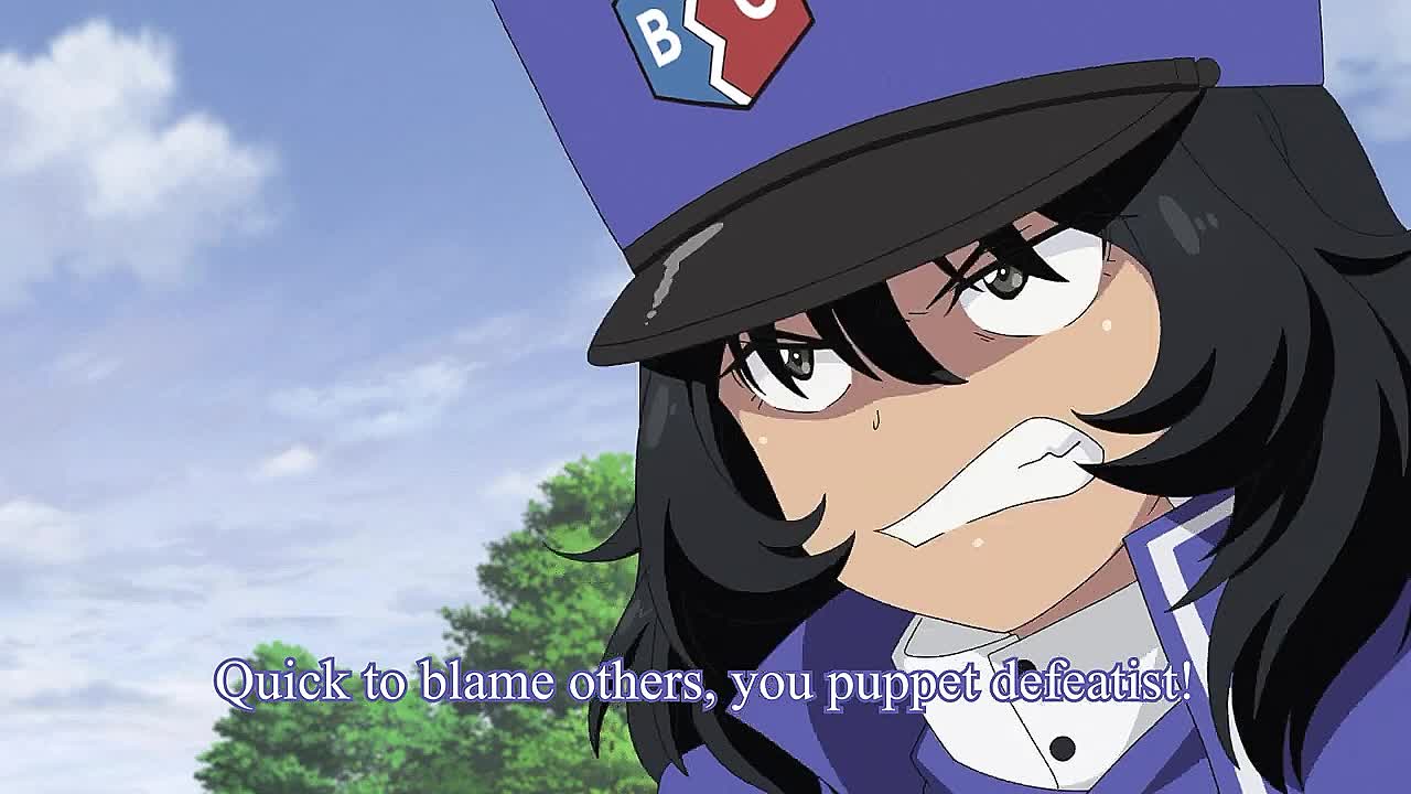Girls und panzer french argument