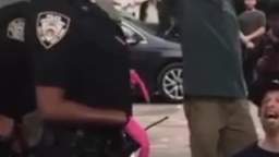 Man has racist meltdown against negroid cop