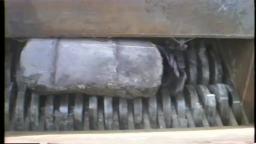 Concrete-Filled Drums Shredding (D)