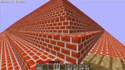 Minecraft InfDev. Huge Temple Of Brick!