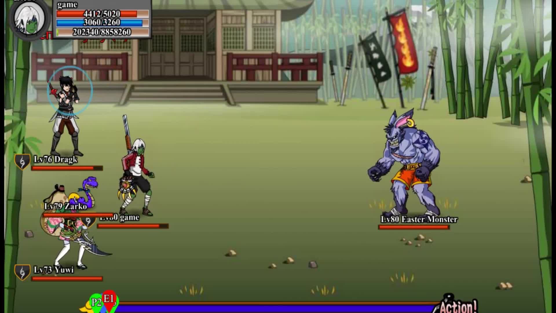 Easter monster Boss Shinobi Warfare