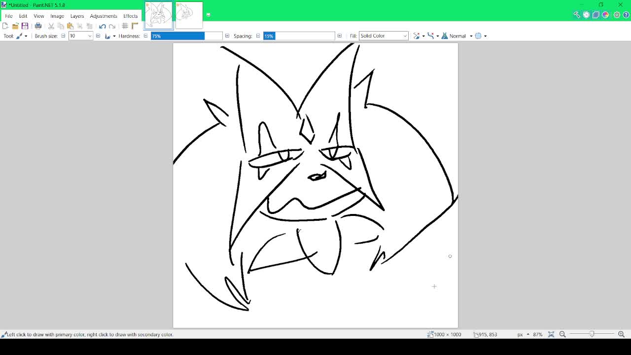 Meowscarada On Paint.Net!