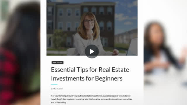 Essential Tips for Real Estate Investments for Beginners