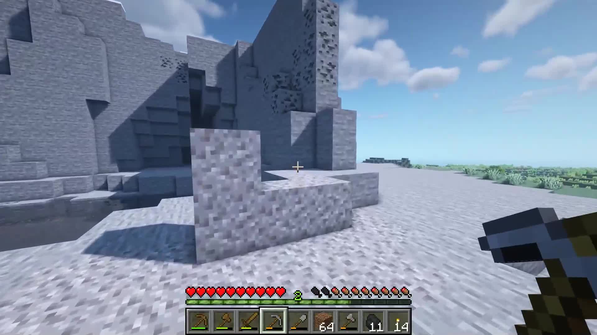 Minecraft Longplay Episode 1 - Exploration, Resource Gathering, and Starter Build (No Commentary) - 