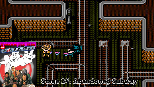 New Ghostbusters 2 (NES): Stage 2: Abandonded Subway